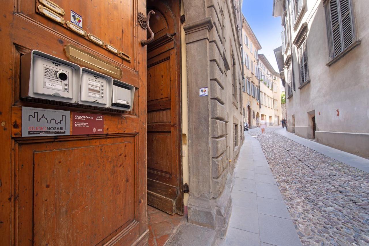 Penthouse In Citta Alta - Bergamo Lejlighed Eksteriør billede